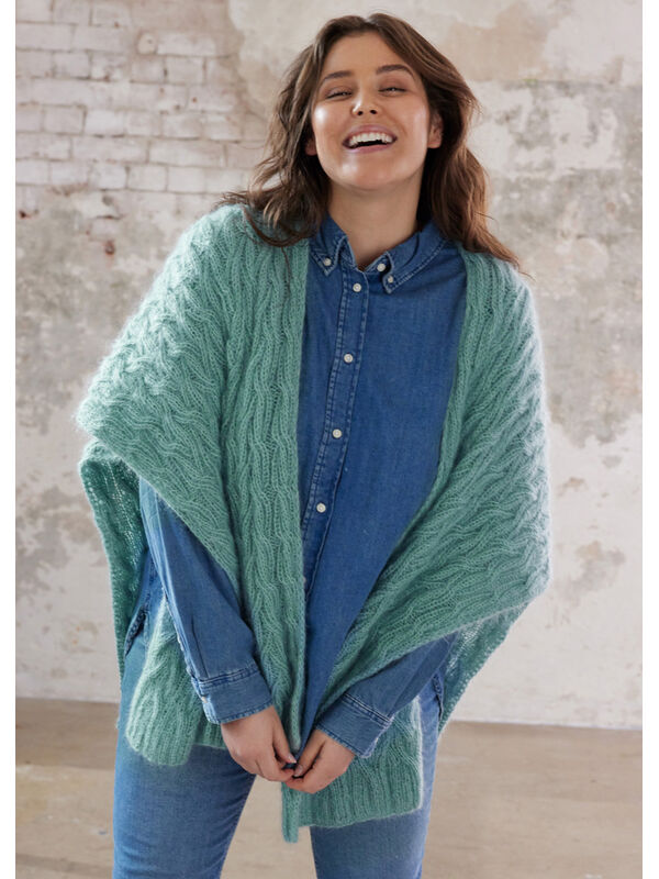 Lana Grossa PONCHO-SJAL LIFFEY Ecopuno & Silkhair