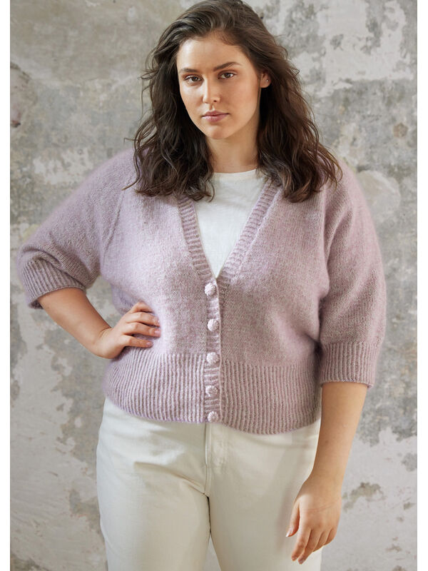 Lana Grossa CARDIGAN JOLENE Size Plus - Ecopuno & Silkhair
