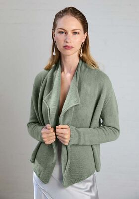 JAKKE Cashmere Pure - Strikkeopskrift (SE) fra Lana Grossa