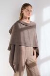 Lana Grossa PONCHO Cashmere Kiss - Strikkeopskrift (SE)