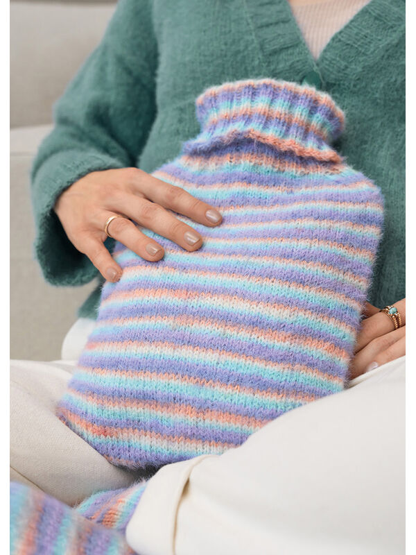 Lana Grossa VARMEDUNKHYLSTER Cosy Socks Multi Stripes