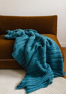PLAID Alta Moda Cashmere 16 - Strikkeopskrift (SE) fra Lana Grossa