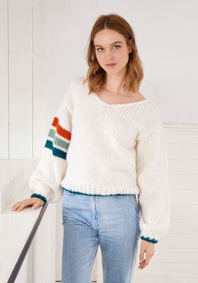 PULLOVER Per Lei - Strikkeopskrift (SE) fra Lana Grossa