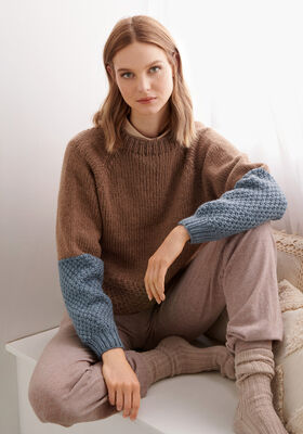 RAGLANPULLOVER Alta Moda Cashmere 16 - Strikkeopskrift (SE) fra Lana Grossa