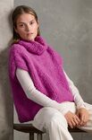 Lana Grossa OVERSIZE-SLIPOVER Royal Alpaca - Strikkeopskrift (SE)