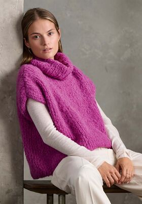 OVERSIZE-SLIPOVER Royal Alpaca - Strikkeopskrift (SE) fra Lana Grossa
