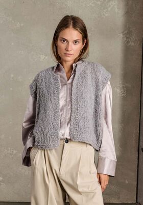 VEST Royal Alpaca - Strikkeopskrift (SE) fra Lana Grossa