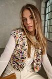 Lana Grossa VEST Confetti Print - Strikkeopskrift (SE)