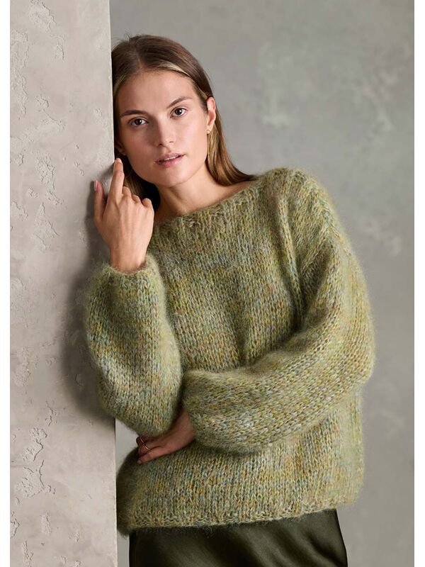 Lana Grossa PULLOVER Silkhair - Strikkeopskrift (SE)