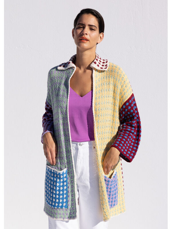 Lana Grossa CARDIGAN Dodici - Strikkeopskrift (SE)