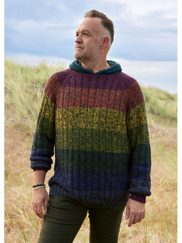 Lana Grossa PULLOVER Ecopuno & Merino Superiore - Strikkeopskrift (SE)