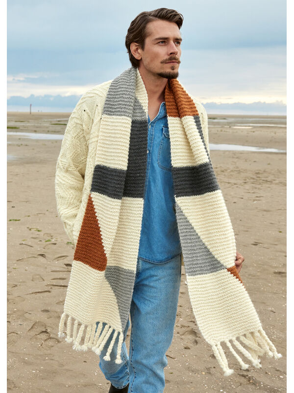 Lana Grossa SJAL Cool Merino Big & Setasuri - Strikkeopskrift (SE)