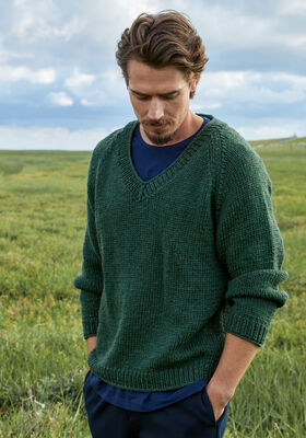 PULLOVER Cool Merino Big - Strikkeopskrift (SE) fra Lana Grossa