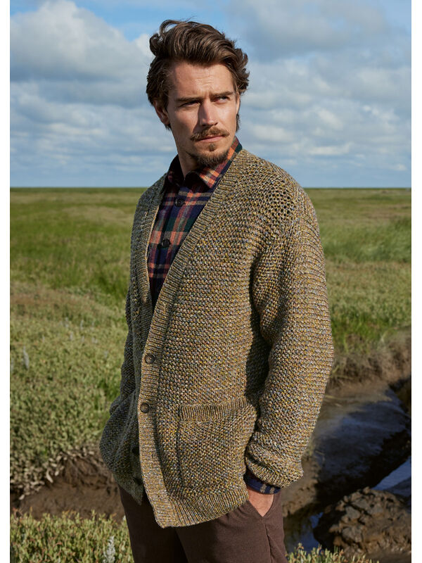 Lana Grossa CARDIGAN Cool Merino Print - Strikkeopskrift (SE)