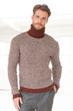 Lana Grossa RULLEKRAVESWEATER Alta Moda Alpaca