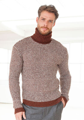 RULLEKRAVESWEATER Alta Moda Alpaca fra Lana Grossa