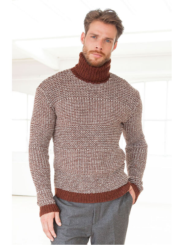Lana Grossa RULLEKRAVESWEATER Alta Moda Alpaca