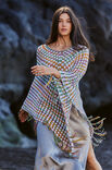 Lana Grossa HÆKLET PONCHO Gomitolo Selezione 3 & Alta Moda Cotolana - Hækleopskrift (SE)
