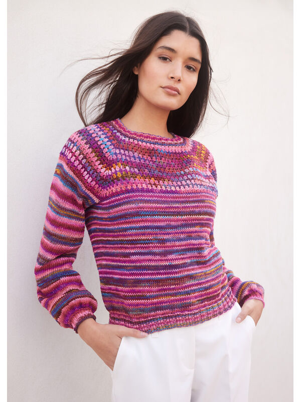 Lana Grossa PULLOVER Gomitolo Arco - Strikkeopskrift (SE)