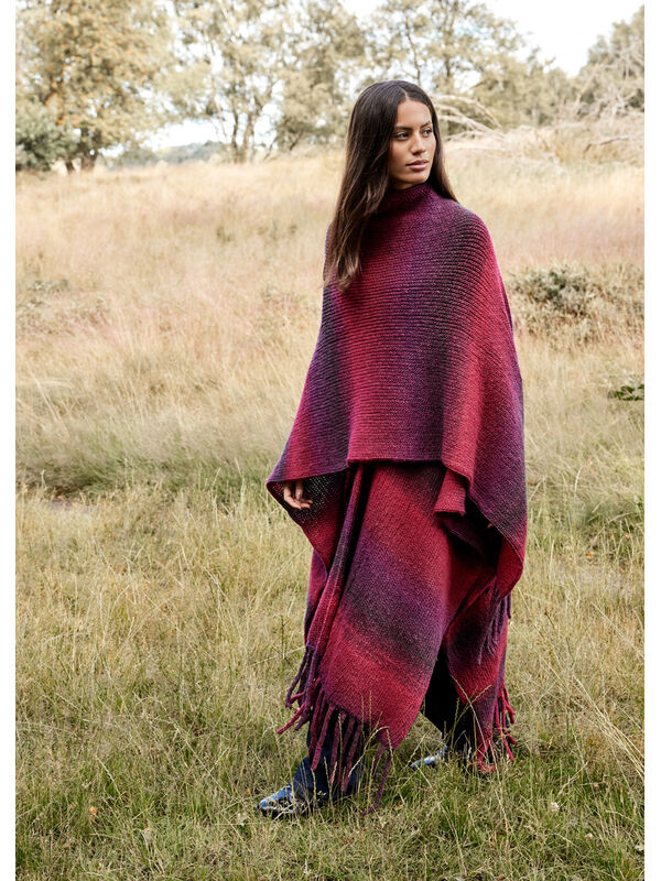 Lana Grossa PONCHO Gomitolo Versione - Strikkeopskrift (SE)