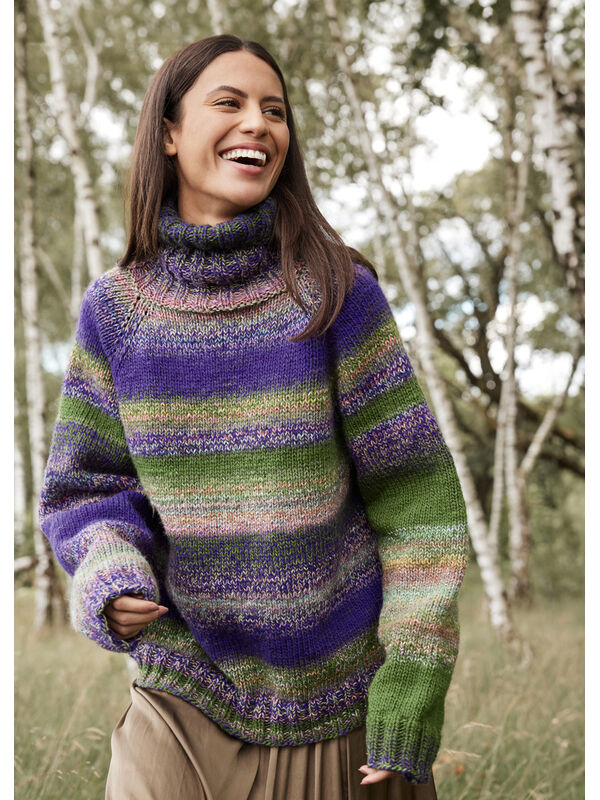 Lana Grossa PULLOVER Gomitolo Fusione - Strikkeopskrift (SE)