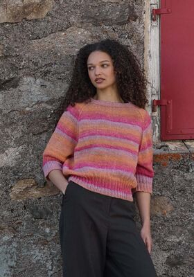 RAGLAN-PULLOVER Gomitolo Gala fra Lana Grossa