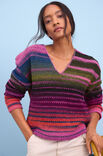 Lana Grossa HÆKLET V-PULLOVER Gomitolo Modo