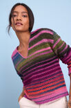 Lana Grossa HÆKLET V-PULLOVER Gomitolo Modo
