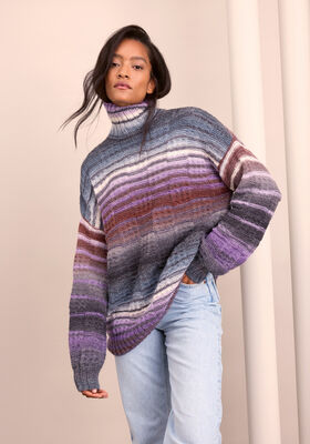 PULLOVER OVERSIZED Gomitolo Gala fra Lana Grossa