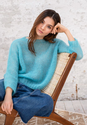 PULLOVER Silkhair fra Lana Grossa