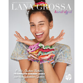 HAND-DYED No. 2 - Magasin (DE) + Opskrifter (DK) fra Lana Grossa