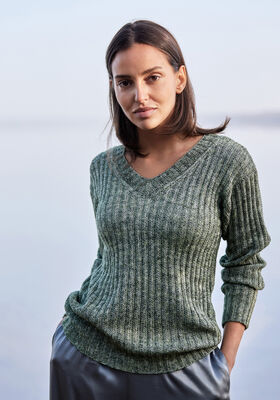 PULLOVER Allora Hand-dyed fra Lana Grossa