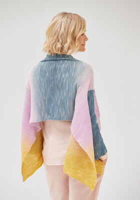 ÆRMESJAL Cool Wool Lace Hand-dyed fra Lana Grossa