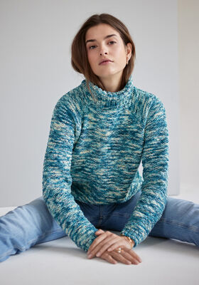 PULLOVER Cool Wool hand-dyed - Strikkeopskrift (SE) fra Lana Grossa