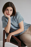 Lana Grossa PULLOVER Cool Wool & Cool Wool hand-dyed - Strikkeopskrift (SE)