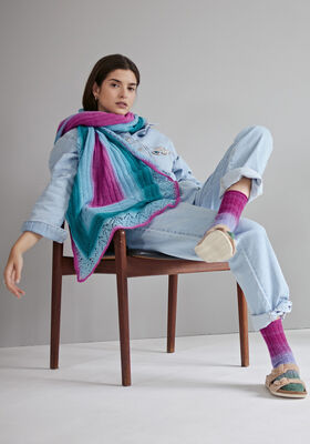 STOLA Cool Wool Lace hand-dyed fra Lana Grossa