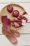 Lana Grossa SOKKER Meilenweit Merino hand-dyed - Strikkeopskrift (SE)