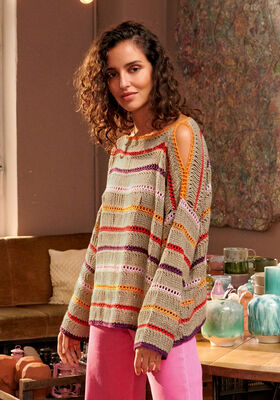 PULLOVER Landlust Sommerseide fra Lana Grossa