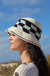 Lana Grossa HAT I FASTMASKER MED JACQUARDBORT Cotone