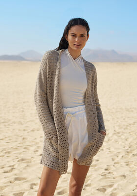 CARDIGAN Linissimo fra Lana Grossa