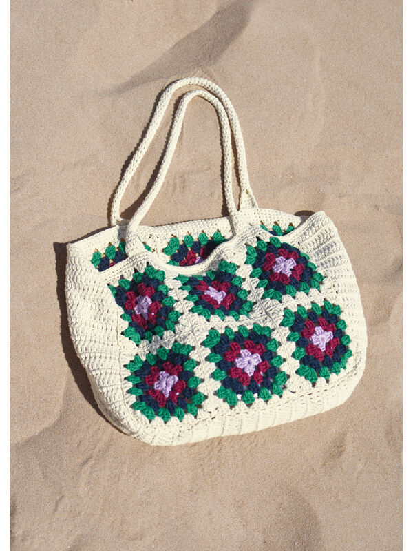 Lana Grossa SHOPPER MED GRANNY-SQUARES Organico