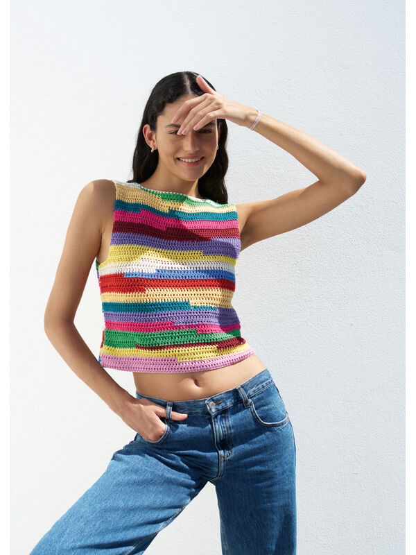 Lana Grossa TOP I STANGMASKER Cotone & Elastico