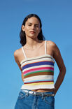Lana Grossa STRIBET TOP I FASTMASKER Cotone & Elastico