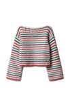 Lana Grossa PULLOVER Cool Merino Big & Twinny - Hækleopskrift (NO)