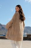 Lana Grossa HÆKLET LANG CARDIGAN Alta Moda Cotolana - Hækleopskrift (NO)