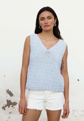 HÆKLET TOP Natural Cotton - Hækleopskrift (NO) fra Lana Grossa
