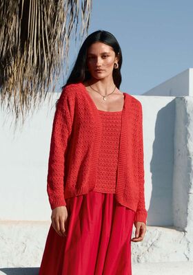 HÆKLET CARDIGAN Summer Cashmere - Hækleopskrift (NO) fra Lana Grossa