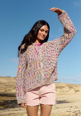 HÆKLET HOODIE Torto - Hækleopskrift (NO) fra Lana Grossa