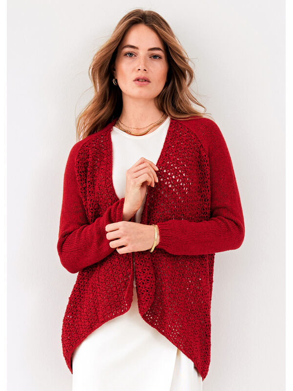 Lana Grossa CARDIGAN Linarte - Strikkeopskrift (SE)