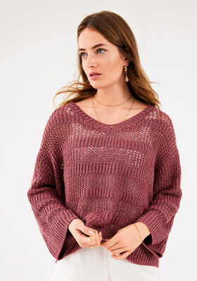 PULLOVER Linarte - Strikkeopskrift (SE) fra Lana Grossa